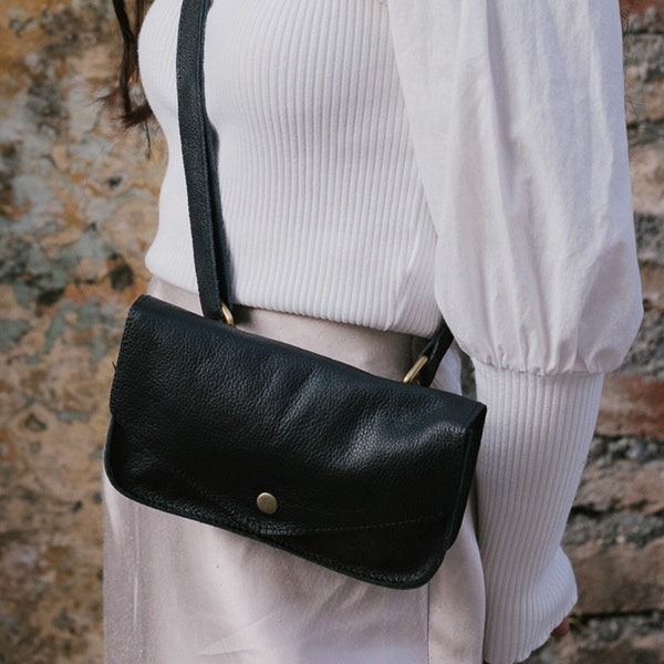 Leather Belt Bag Etsy