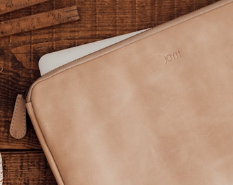 Leather Laptop Sleeve, Protective laptop case, leather laptop case