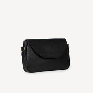 Leather Crossbody Bag, Black Crossbody Bag, Women's Everyday Crossbody image 4