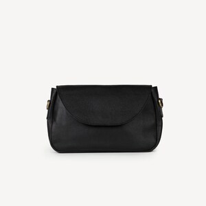 Leather Crossbody Bag, Black Crossbody Bag, Women's Everyday Crossbody Black