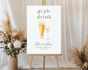Letrero de bienvenida minimalista para despedida de soltera / Plantilla de letrero editable / Letrero de bienvenida para despedida de soltera / Letrero de bienvenida DIY / 24" x 36"
