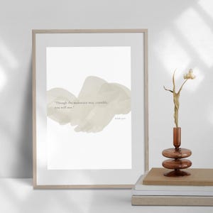 Bible Verse Print | Isaiah 54:10 | Biblical Wall Art | Inspirational Bible Verse Prints | Christian Printable Art for Home Decor | 8x10