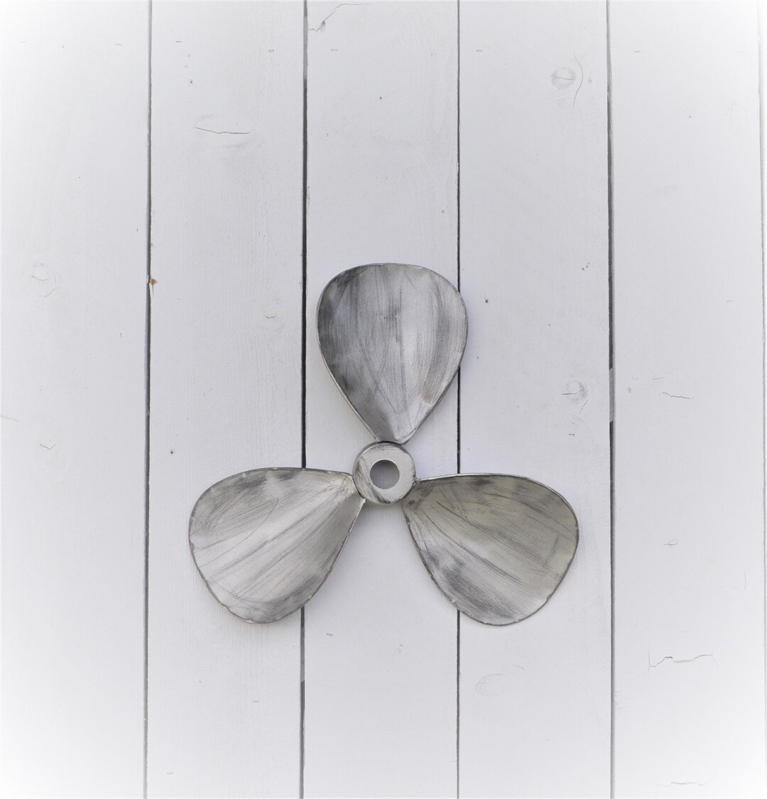 Silver Boat Propeller Wall Decor, Nautical Coastal Beach Art, Boating Sailing Wall Hanging Etsy