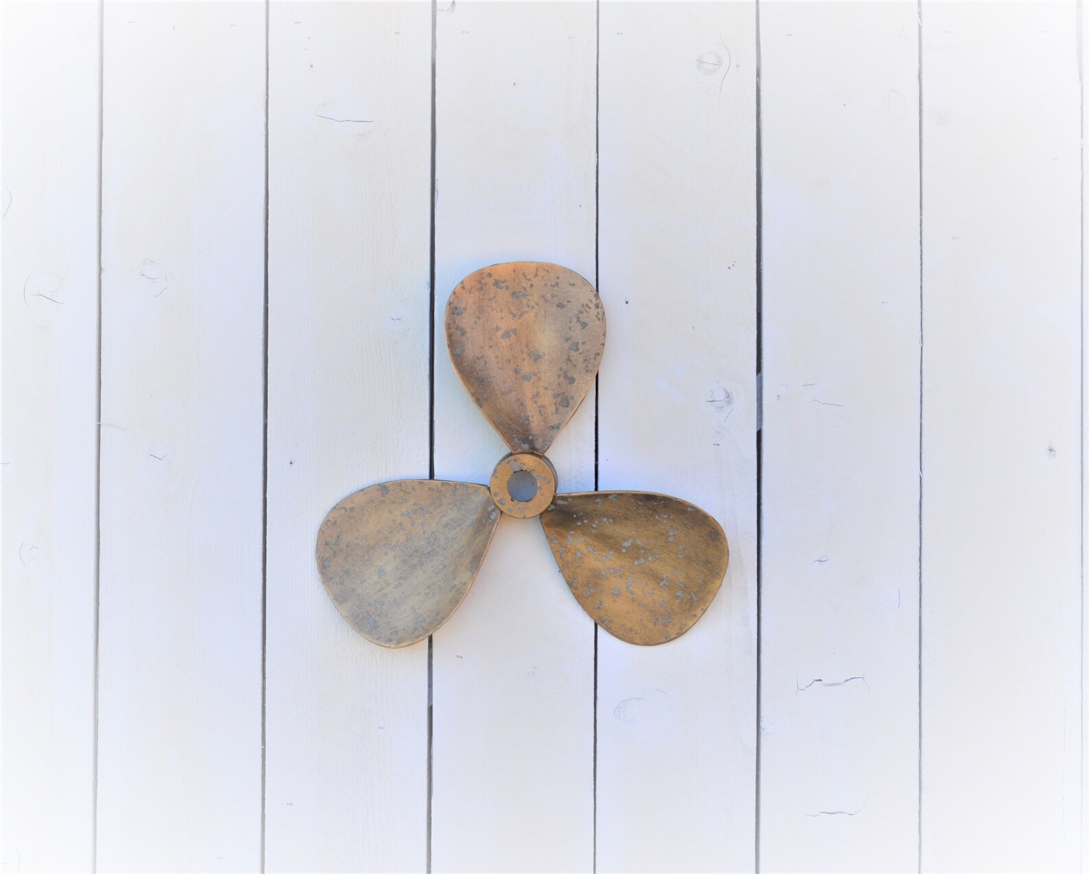 Silver Boat Propeller Wall Decor, Nautical Coastal Beach Art, Boating Sailing Wall Hanging Etsy