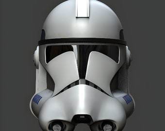 Phase 2 Clone Trooper Helm StarWars TRAGBARE Lebensgröße oder Kopfhörerständer