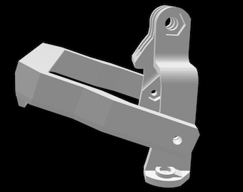 Action camera mount with foldable battery holder DJI Avata - STL file