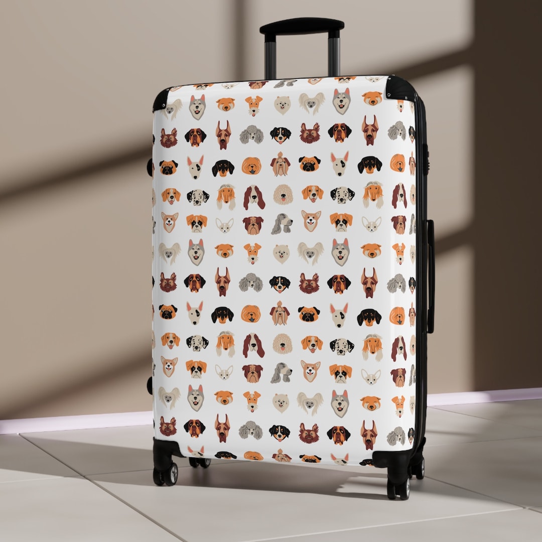 Dog Carry on Luggage Travel Suitcase on Wheels for Dog Etsy