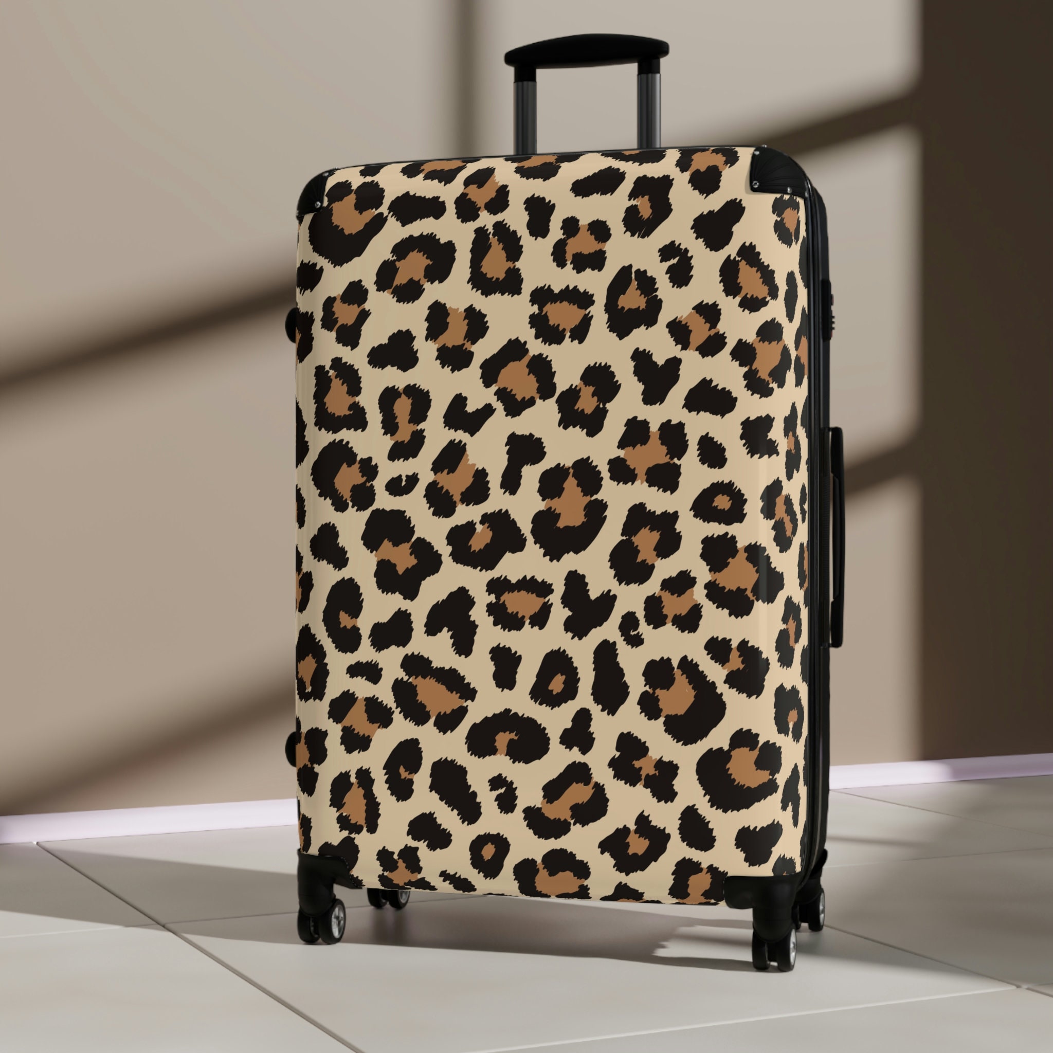 Leopard Carry on Luggage Travel Suitcase on Wheels Luggage Set Etsy