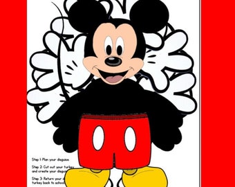 Disguise a Turkey Blank Ice Cream Disguise - Etsy UK