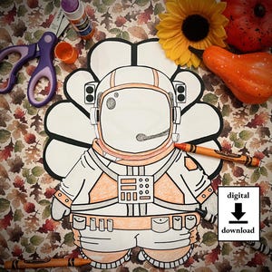 Disguise a Turkey-Blank Astronaut Disguise
