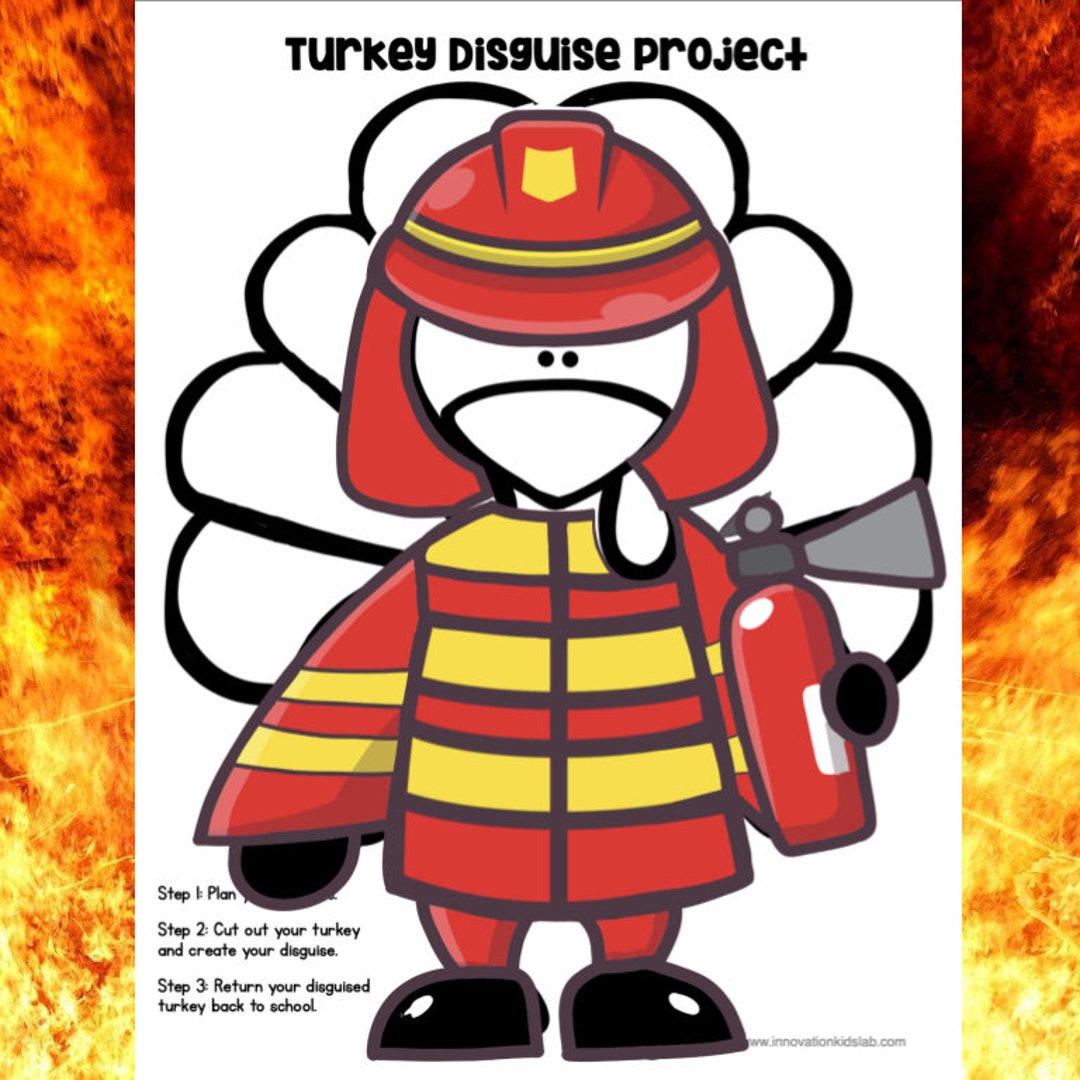 Disguise a Turkey-firefighter Disguise