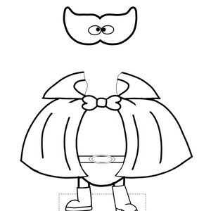 Disguise a Turkey Superhero Blank Template Disguise - Etsy Ireland