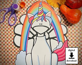 Disguise a Turkey- Unicorn Disguise