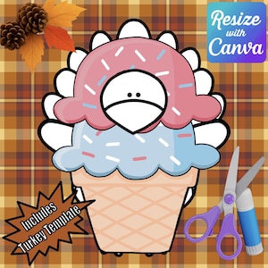 Disguise a Turkey- Ice Cream Disguise-Resizable! image 1