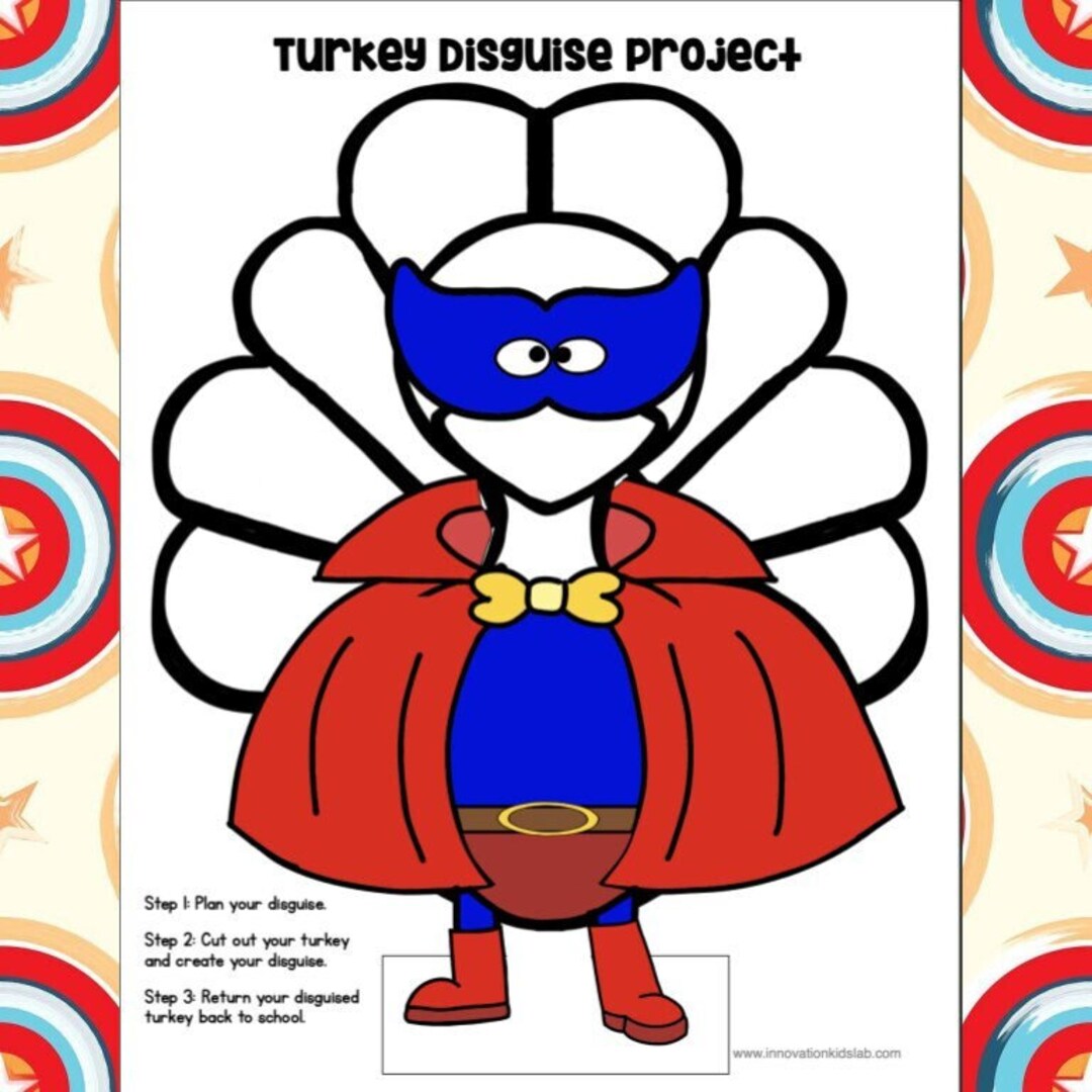 Disguise a Turkey-superhero Disguise
