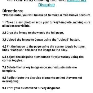 Disguise a Turkey- Blank Ice Cream Disguise Template-resizable! - Etsy