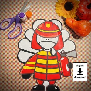 Disguise a Turkey-Firefighter Disguise