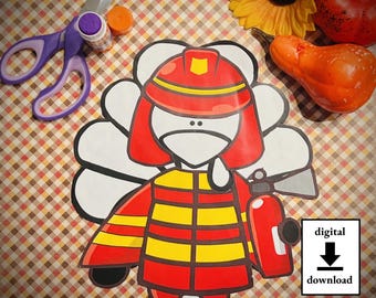Disguise a Turkey-Firefighter Disguise