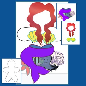 Disguise a Gingerbread Man- Template and Mermaid Disguise