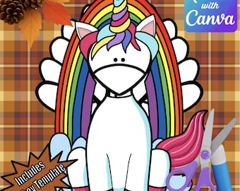 Disguise a Turkey- Unicorn Disguise-Resizable!