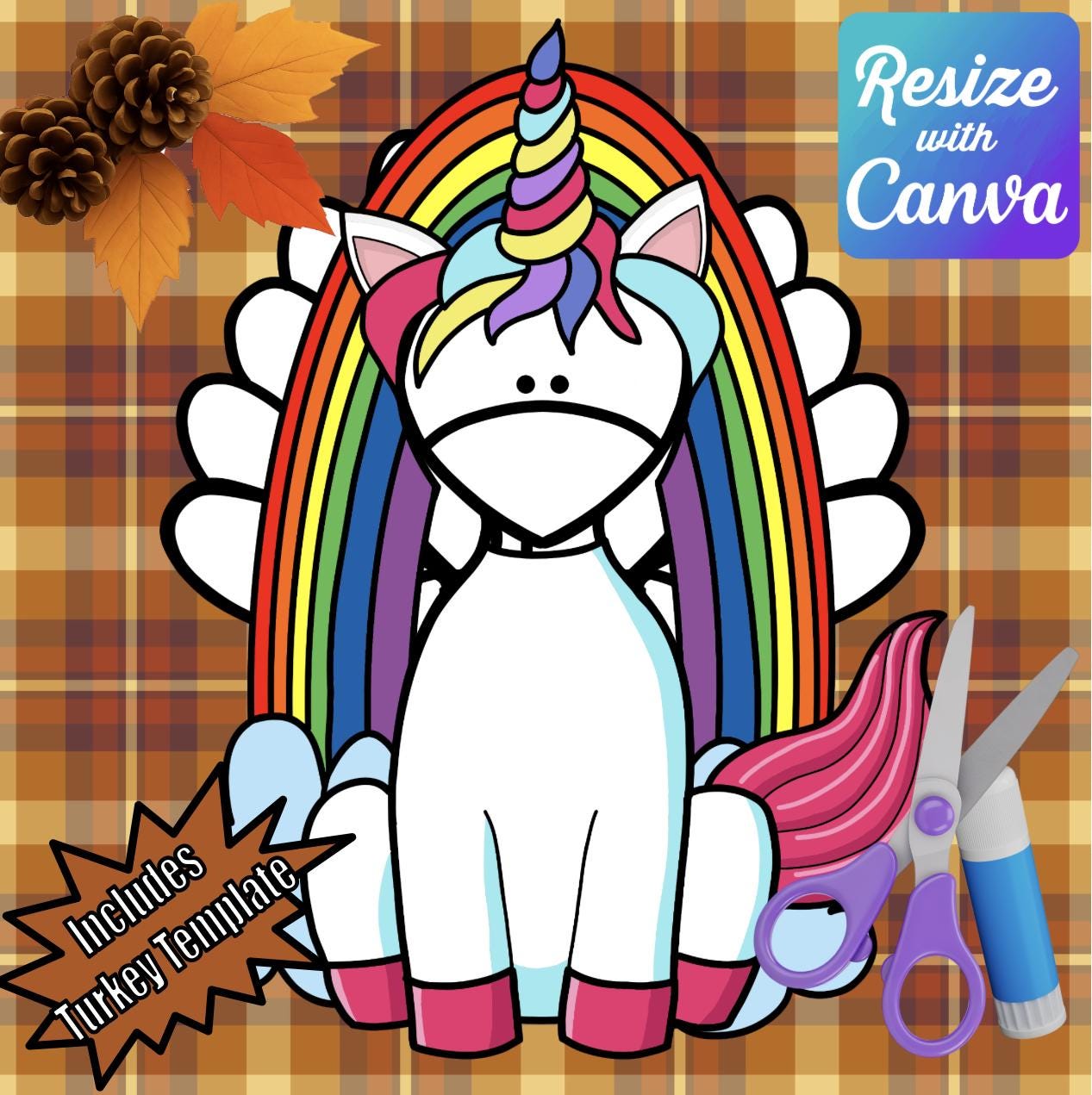 buy disguise a turkey- unicorn disguise-resizable! online in india