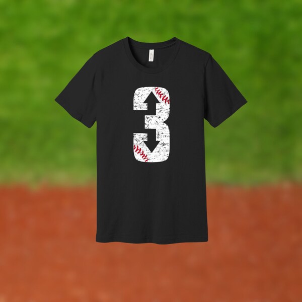 Baseball 3 up 3 Down -UNISEX GRAPHIC TEE main image 0