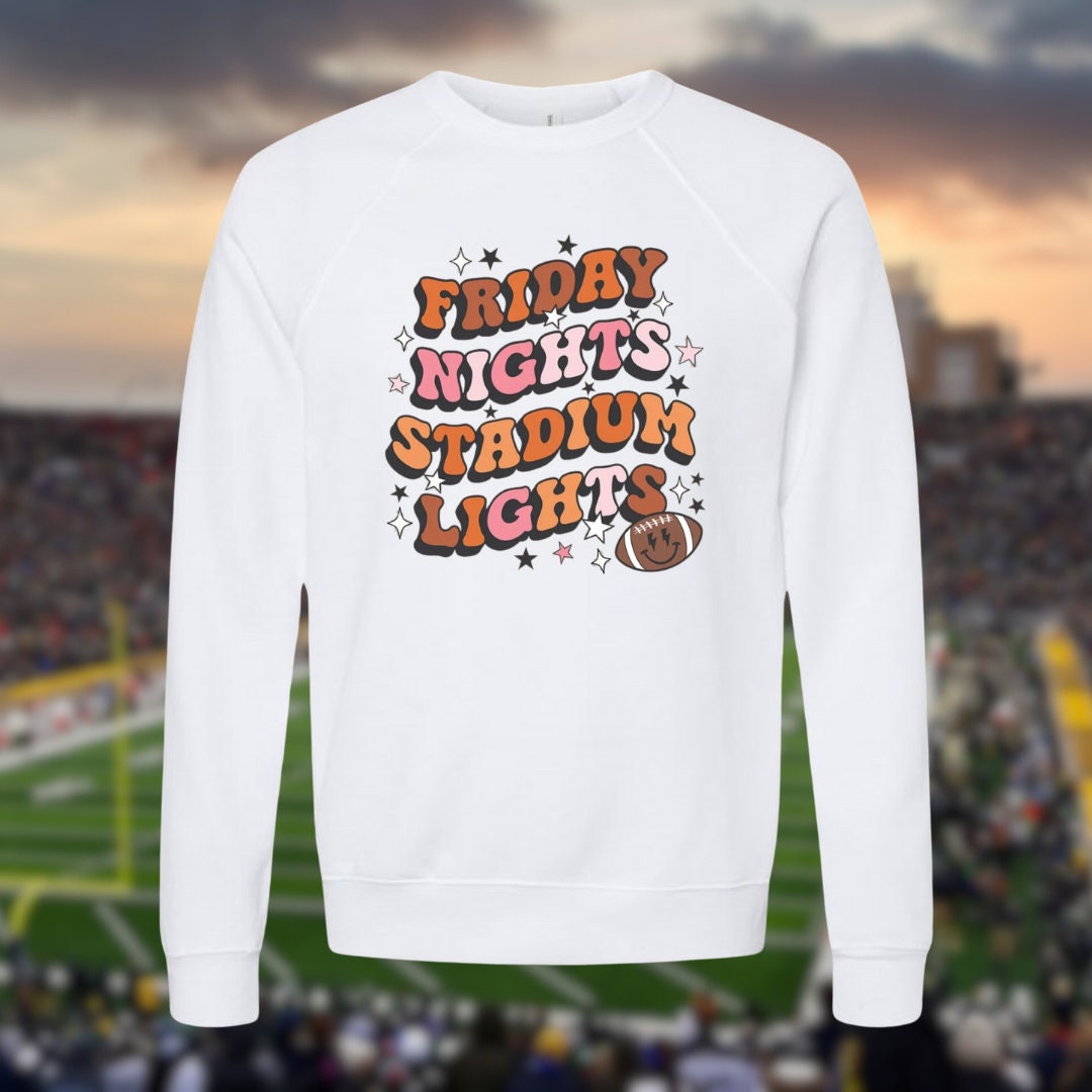 Cozy Nights and Stadium Lights Graphic Sweatshirt