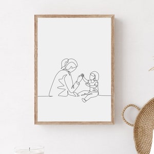 Arte de la pared de la oficina de pediatría, cartel minimalista del pediatra, impresión de la pared del médico de los niños, regalo para el pediatra, cartel imprimible del médico de los niños
