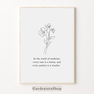 Medical Office Wall Art Set of Three, Medical Student Gift