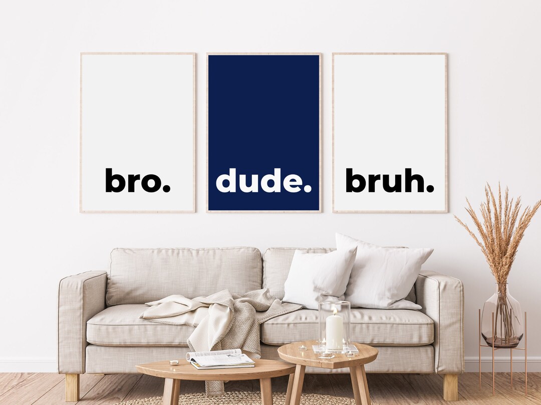 Blue and White Boy Nursery Wall Art, Printable Teen Boy Room Poster