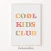 Playroom Printable Preschool Poster Kindergarten Wall Print - Etsy