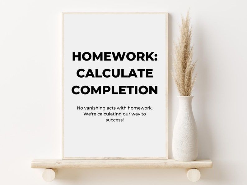 Math Classroom Wall Sign Hanging Decor, Good Mathematics Isn
