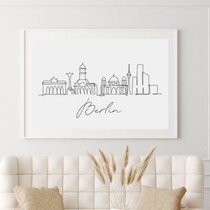 Berlin Skyline Wall Art, Printable Berlin Poster, German Cityscape ...