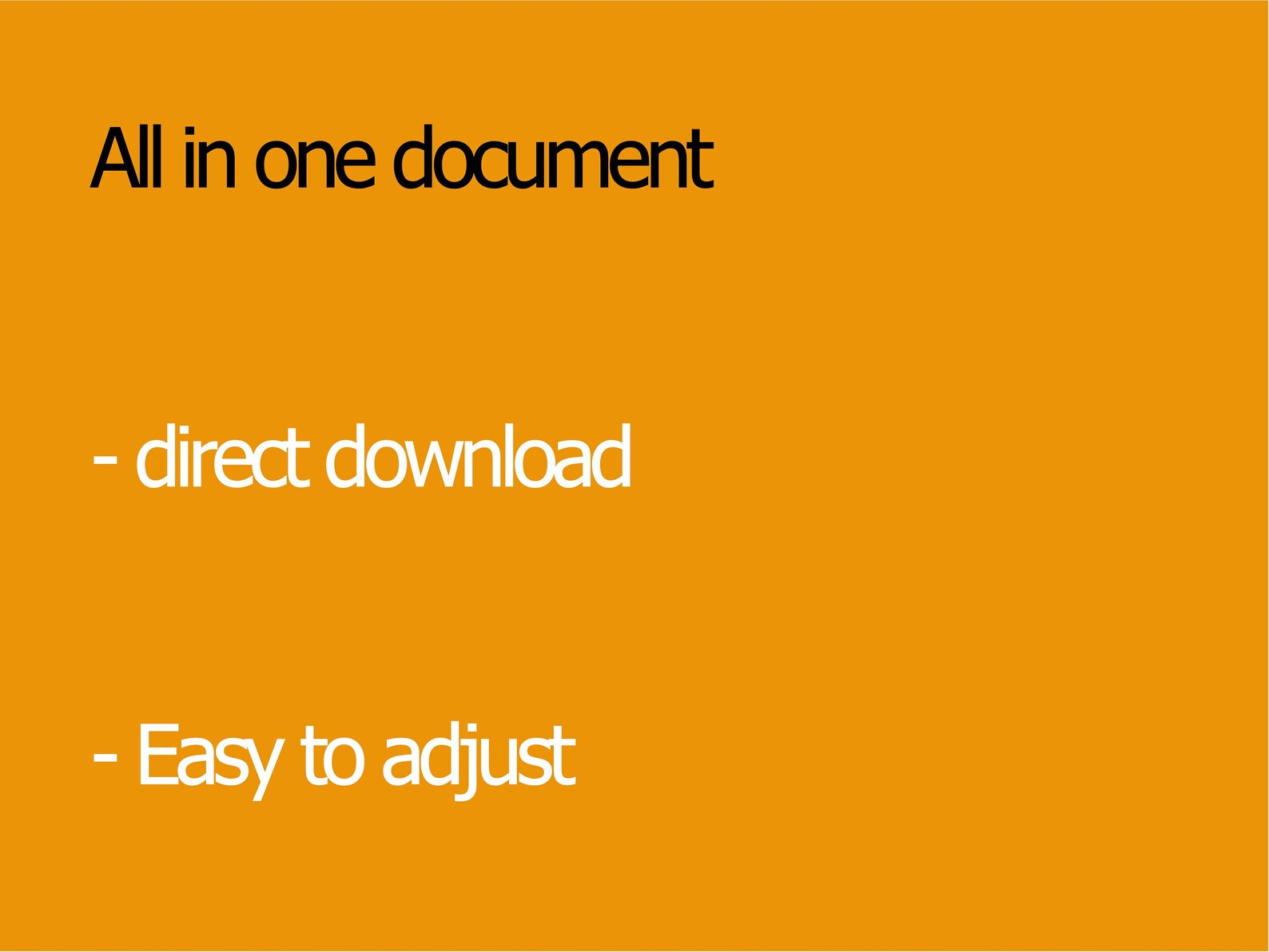 Letter Template - Simple Letter and Cover Letter Template for Word in ...