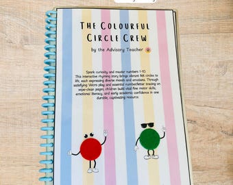 Laminated Circle Crew Book: Early Learning, Fine Motor Skills