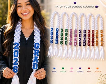 Foil Color Graduation Lei
