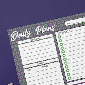 Phish Donut Daily Planner Printable V2