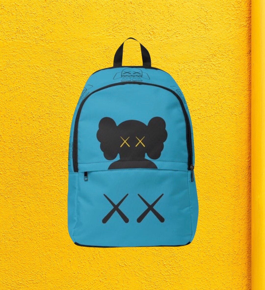 Kaws Backpack Personalized Backpack Kaws Art Backpack Custom Etsy