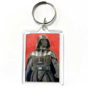 Darth Vader (Star Wars Return of the Jedi, 1983) Hand Drawn Keyring