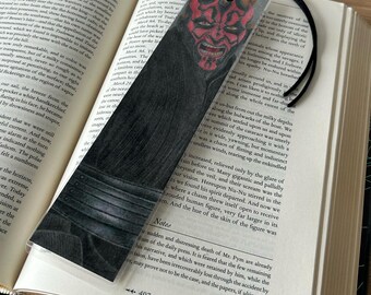 Darth Maul (Star Wars The Phantom Menace, 1999) Hand Drawn Bookmark