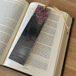Darth Maul (Star Wars The Phantom Menace, 1999) Hand Drawn Bookmark