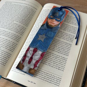 Captain America (Avengers Endgame, 2019) Hand Drawn Bookmark