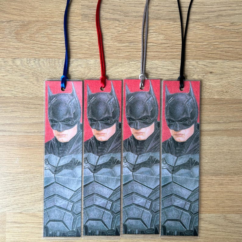 Batman (the Batman, 2022) Hand Drawn Bookmark - Etsy