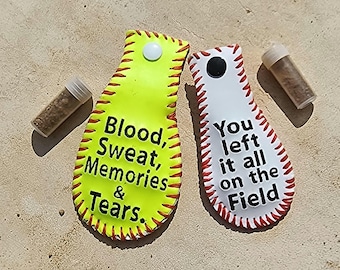 Personalized Baseball/Softball Dirt Saver Pouch - Senior Keepsake