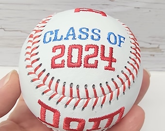 Senior Baseball gift//Custom Personalized Embroidered Baseball//Baseball Gift//Keepsake ball// Graduation Gift//Class of 2025//Class of 2026