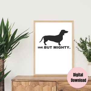 Dachshund Printable Wall Art | Downloadable Wall Art | Modern | Minimalistic | Sausage Dog Designs |Gifts for dog owners