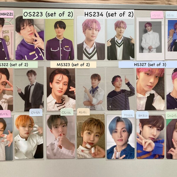 NCT Misc. Photocards (Official , Season Greetings , etc)