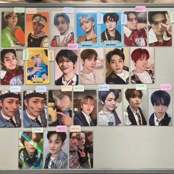 NCT Dream ISTJ Photocards , Candy photocards, BFE album pcs