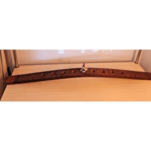Wine Barrel Stopper Holder 9 Holes Display Cab Soaked 36 &quot; x 2 1/2&quot; x 2 1/2&quot;
