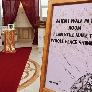 Elevate your wall decor with the enchanting Taylor Swiftie Print Lyrics!